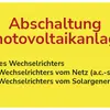 Autocollant d'avertissement ELBRO Abschaltung Photovoltaikanlage 90×40mm jaune 