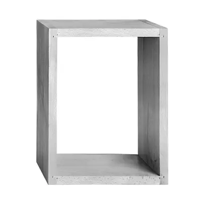 Cadre AP bois pour FLF 1×2 bois dur laqué 