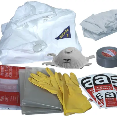 Kit d'urgence pour amiante 