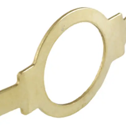 Patte de mise à terre AGRO M63 pour presse-étoupe CEM laiton nickelé 