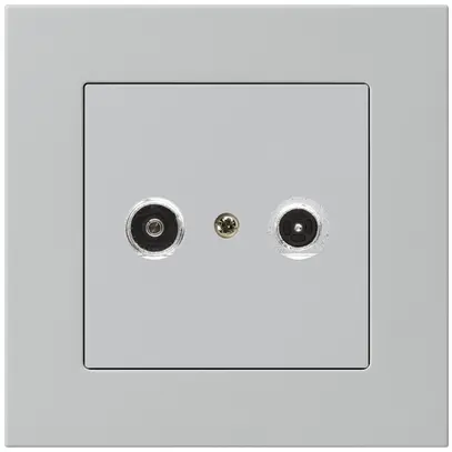 Prise antenne ENC kallysto.pro R/TV 19dB 2GHz gris clair 