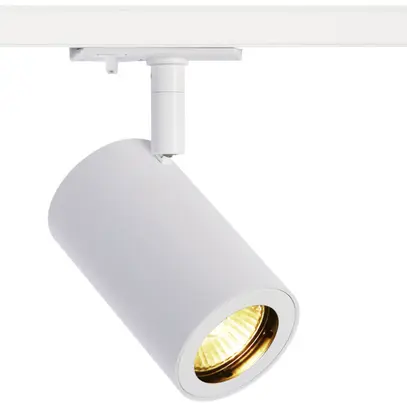 Proiettore SLV ENOLA B TRACK GU10 50W adattatore 1-fase Ø67mm bianco 