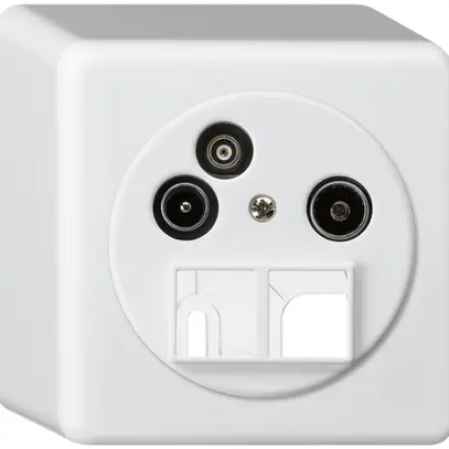 Prise d'antenne AP TV-R-Données basico HMS 2GHz 14db blanc 