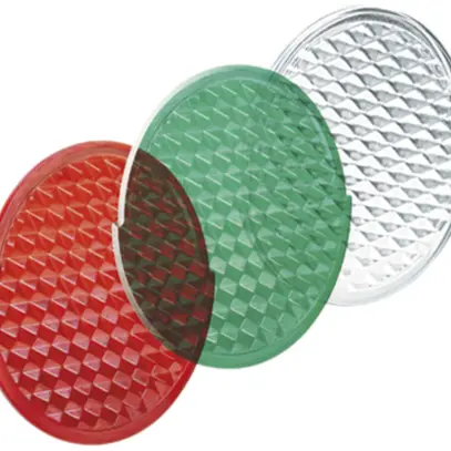 Jeu de lentilles supplémentaires ESYLUX pour SL P (rouge, vert, transparent) 