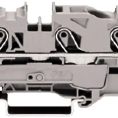 Borne de passage WAGO TopJob-S 10mm² 3L gris série 2010 