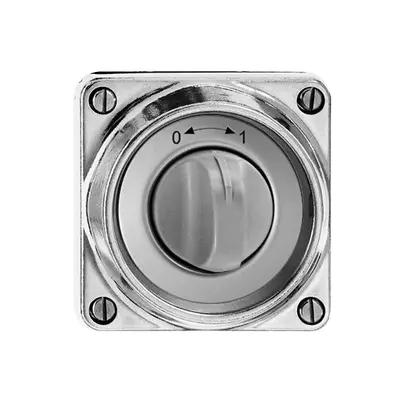 Contact pivot. INC mouil 0<->1 Al poli à billes avec manette 