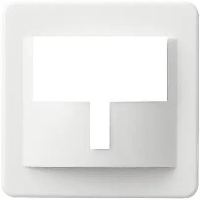 Kit frontale basico bianco, per rilevatore di movimento 