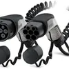 AC-Ladekabel E-Mobility PX Mode3 T2+T2 20A3L 4m spiral 16.6kW 480V schwarz 