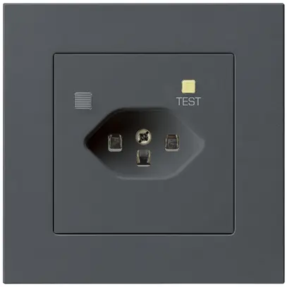 UP-Steckdose KPR T23 FI 30mA anthrazit 