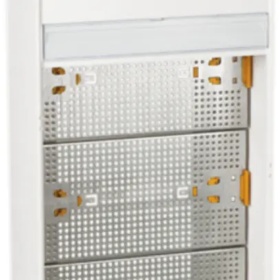 Armadio di distribuzione AP media Legrand 4-file, 13 UM bianco 