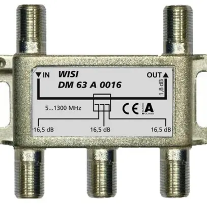 Deviatore F WISI DM63A 0016 3 volte 16dB 5…1300MHz 