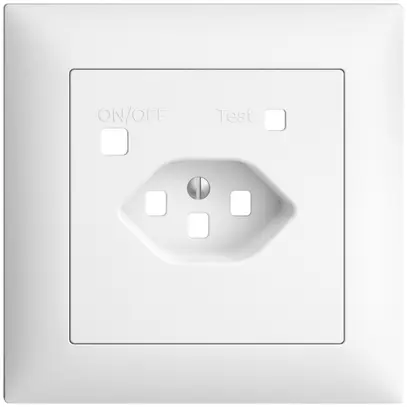 Kit frontal EDIZIOdue pour prise FI FMI, T23, blanc 