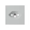 Placca frontale kallysto T13 grigio chiaro 60×60mm con protezione bambini 