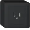 AP-USB-Ladesteckdose Hager kallysto 240V 2400mA schwarz 