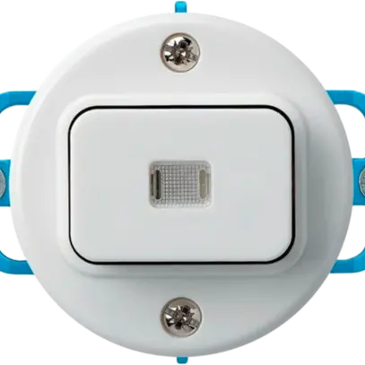 Inserto per interruttore luminoso INC basico 3/2L bianco 