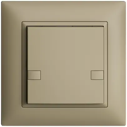 Poussoir ENC KNX 1× EDIZIOdue colore sand RGB sans LED 