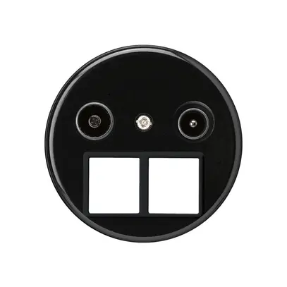 Presa d'antenna INC TV-R HMS basico A 14dB nero 