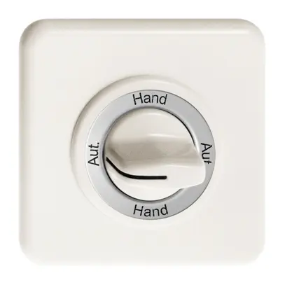 Kit front. Aut.-Hand-Aut.-Hand per interr.rotativo bianco 