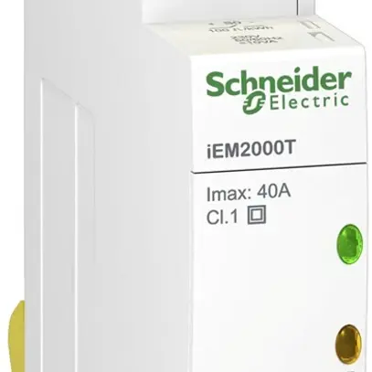 Compteur d'énergie AMD Schneider Electric iEM2000T 1P+N 40A impulsions s.écran 