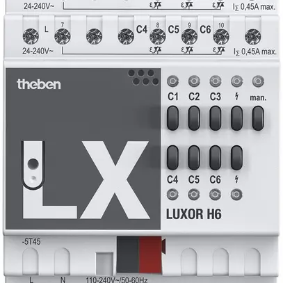 Actionneur de chauffage KNX AMD Theben LUXORliving 6-canal 