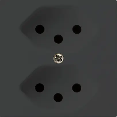 Prise ENC kallysto 2×T13 noir 