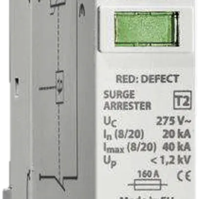 Parasurtension Finder varistor, pour systèmes de réseaux entre L-N+L-PEN 