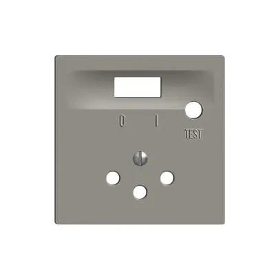 Placca frontale EDIZIOdue grigio scuro per presa FI T12 