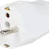 Spina d'adattazione Schuko/T23 bianco 