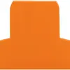 Placca di chiusura WAGO 2.5mm² arancione 