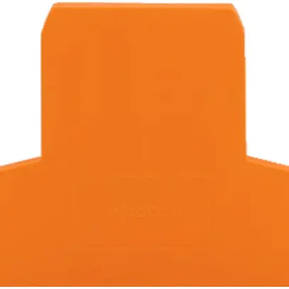 Plaque de fermeture WAGO 2.5mm² orange 