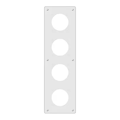 Plaque de montage FH 4×1 GV 