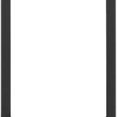 Cornice design video Hager elcom.touch rotondo nero 