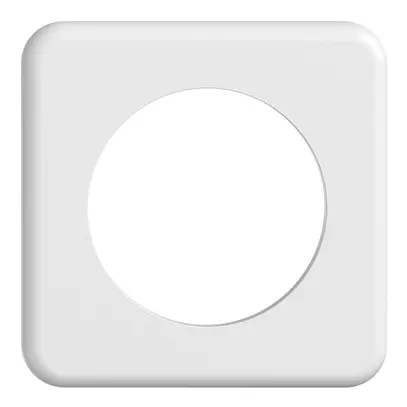 Plaque de recouvrement STANDARDdue 1×1 1×Ø58, blanc 