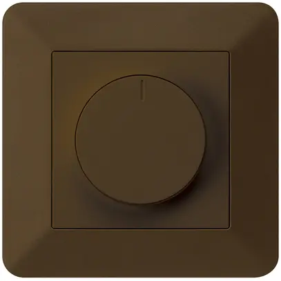 Variatore rotativo universale INC Hager kallysto.trend 20…400W/VA marrone 