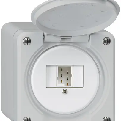 Boîte de raccordement AP robusto IP55 gris 1×TT83 