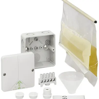 Scatola di derivazione AP Abox XT 040 PC, 4mm², 93×93×55mm, IP68 