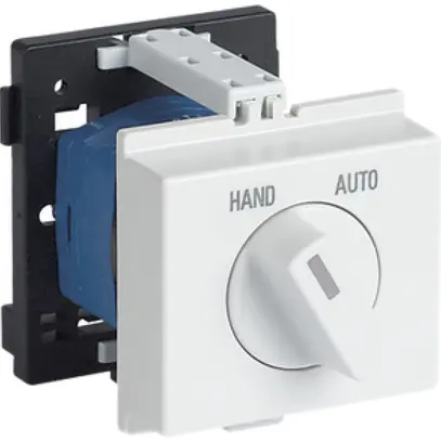 Inter.rotativo AMD K&N, 20A/690V 3/1L, manopola grc, "HAND-AUTO" 