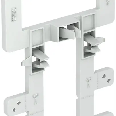 Placca di montaggio Bettermann per cana. a griglia per T60+T100 grigio chiaro 