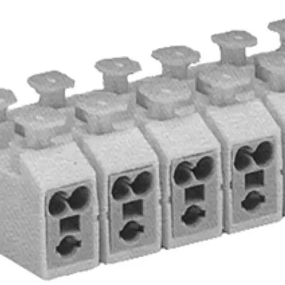 Morsettiera WAGO 12L 0.75…2.5mm² bianco 