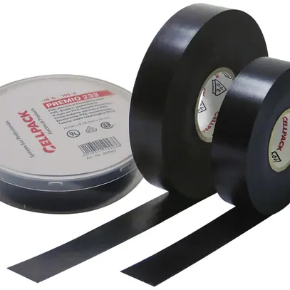 Ruban isolant Premio 233 Cellpack 0.18×19mm×20m noir 