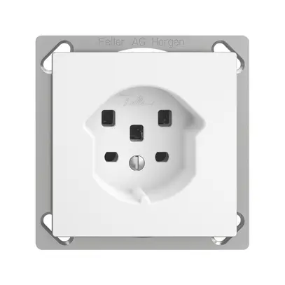 Presa INS EDIZIOdue T25 16A bianco, con morsetti innest. 