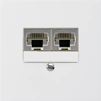 Boîte ENC kallysto 2×RJ45s séparé CUC blanc 