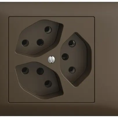 Presa INS EDIZIOdue 3×T13 coffee 45…69mm 