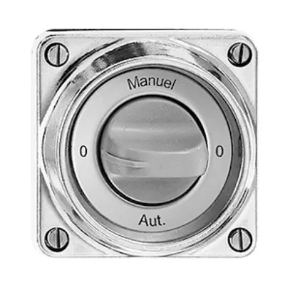 EB-Drehschalter nass 0-Auto-0-Main 2/1L Al kugelpoliert 