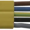 Cavo piatto Woertz Technofil 5×2.5mm² PVC giallo Eca Una lunghezza