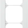 Cadre de recouvrement ENC kallysto.pro 3×1 blanc 94×214mm 