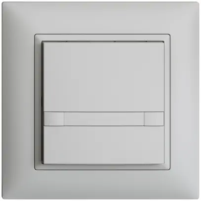 Pulsante INC KNX 1×EDIZIOdue colore grigio chiaro RGB senza LED c.inserto carta 