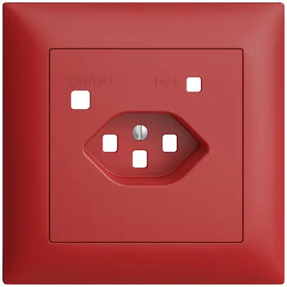 Kit frontal EDIZIOdue pour prise FI FMI, T23, berry 