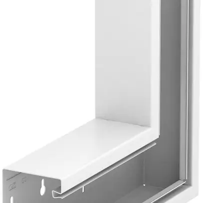 Angle plat Bettermann GS-SFS70110 blanc pur 