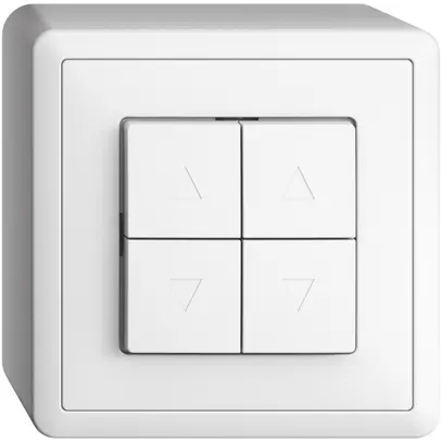 Pulsante per tapparella AP EDIZIOdue bianco 2 canali 